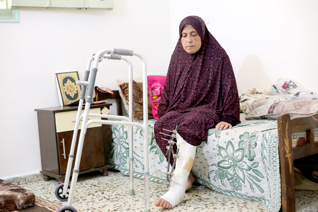 Muna Aman, 47, mother of six, who lost her husband and three of her daughters in the incident