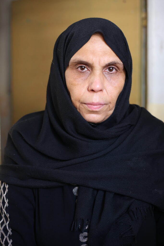 Lubna Bhar, 50, a mother of six including Muhammad